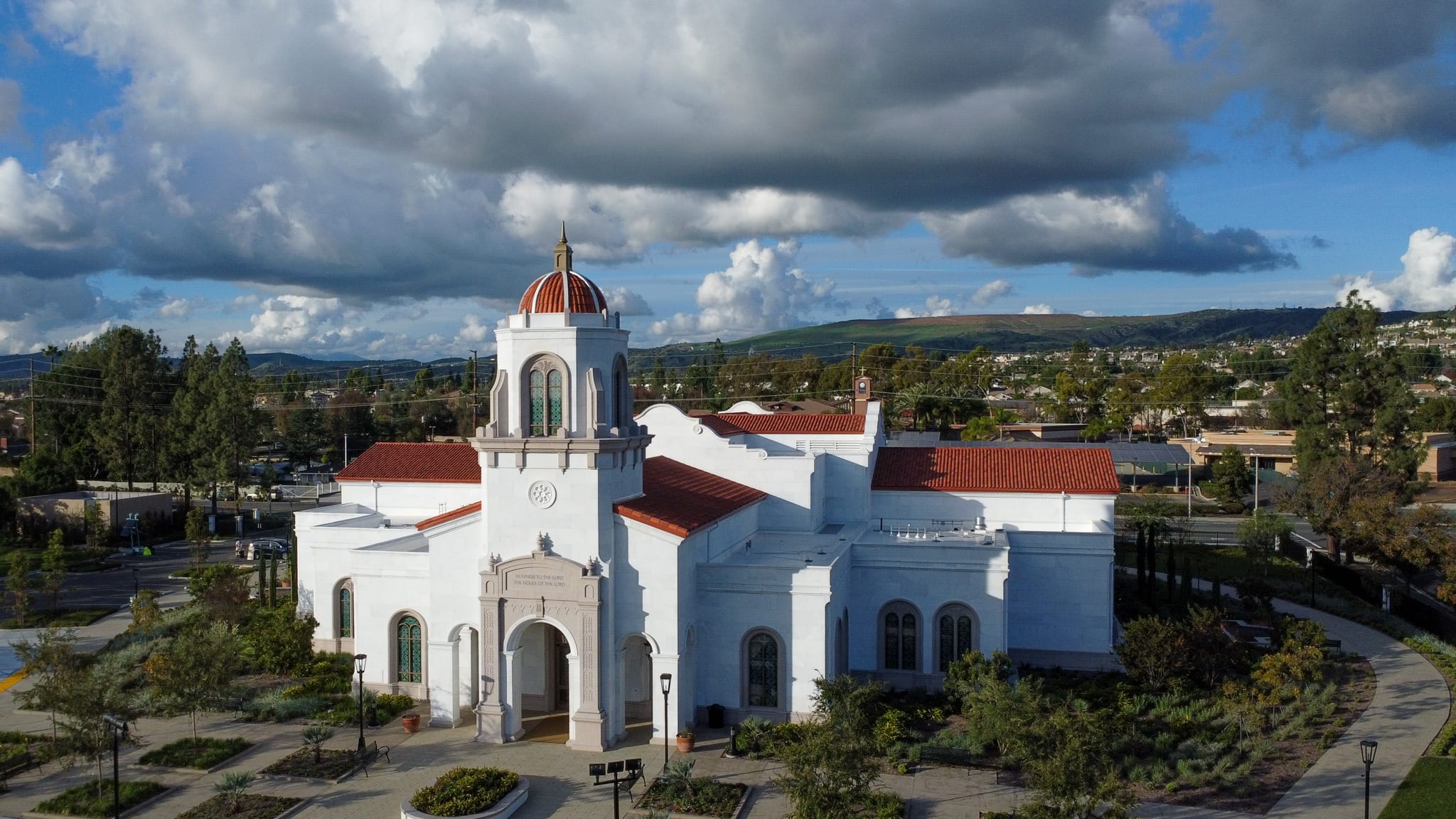 Yorba Linda Temple post construction 2025